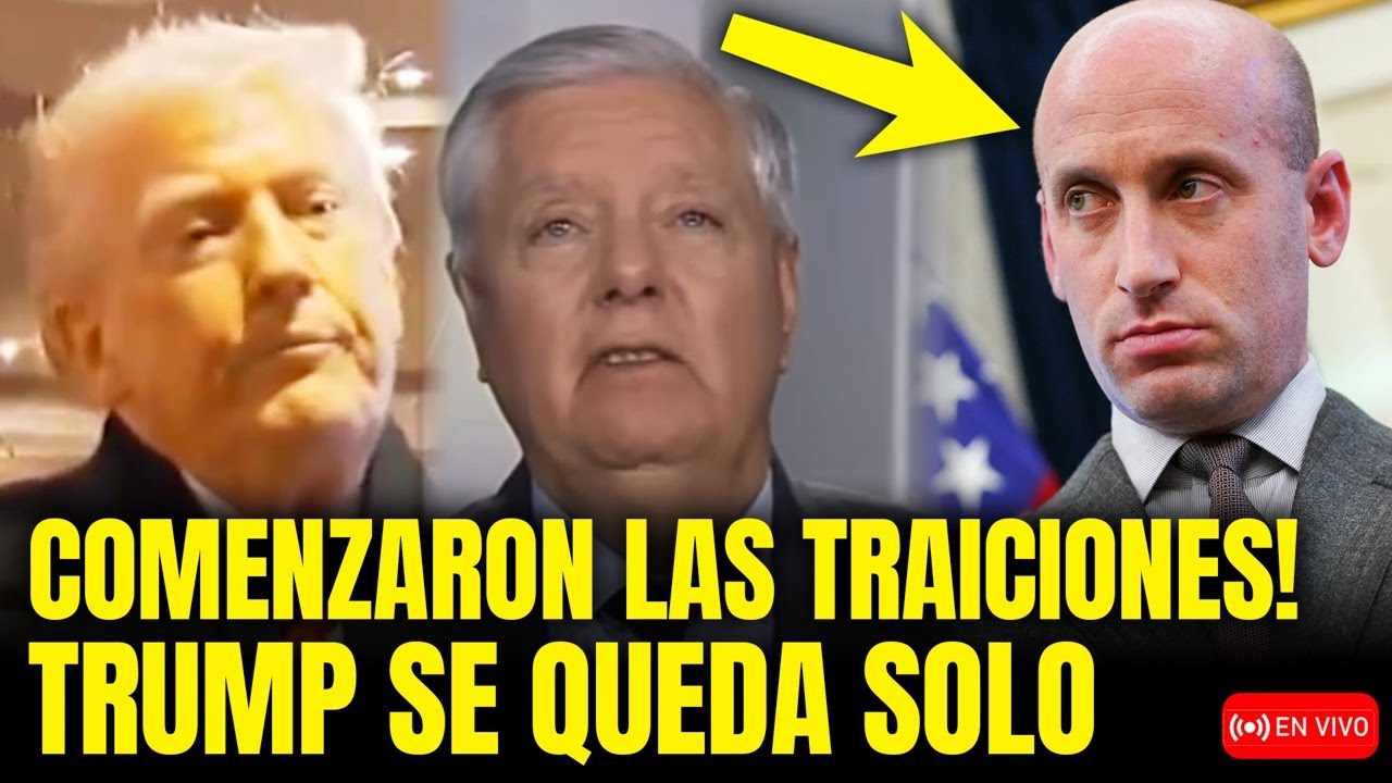 TRUMP SE QUEDA SOLO! SUS ALIADOS COMIENZAN A TRAICIONARLO EN PÚBLICO