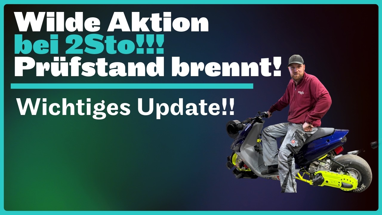 Unglaublich !! Selbstgebauter Roller mit über 30 Ps !! | Wichtiges Update