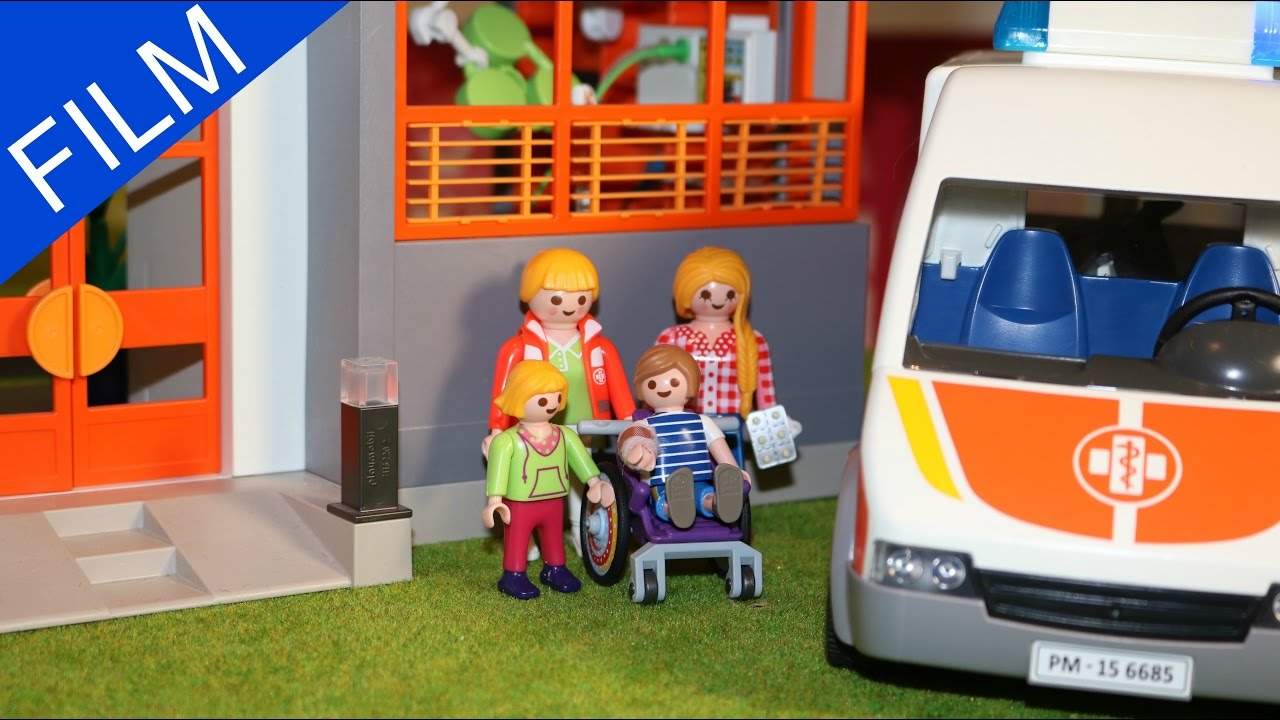 Playmobil Film deutsch LINUS MUSS INS KRANKENHAUS