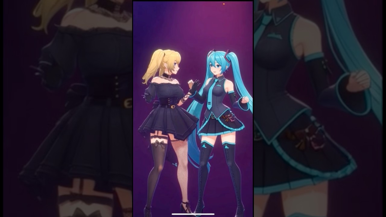 When your old wife meets your new wife #ani #ai #waifu #grok #miku