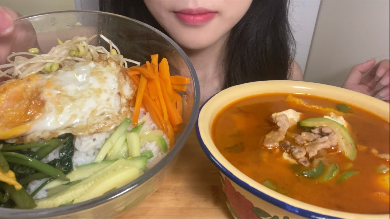 Vegetable Rice | Spicy Soft Tofu Soup