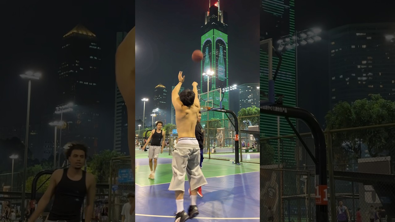 The BIGGEST Basketball Court in China 🇨🇳🏀