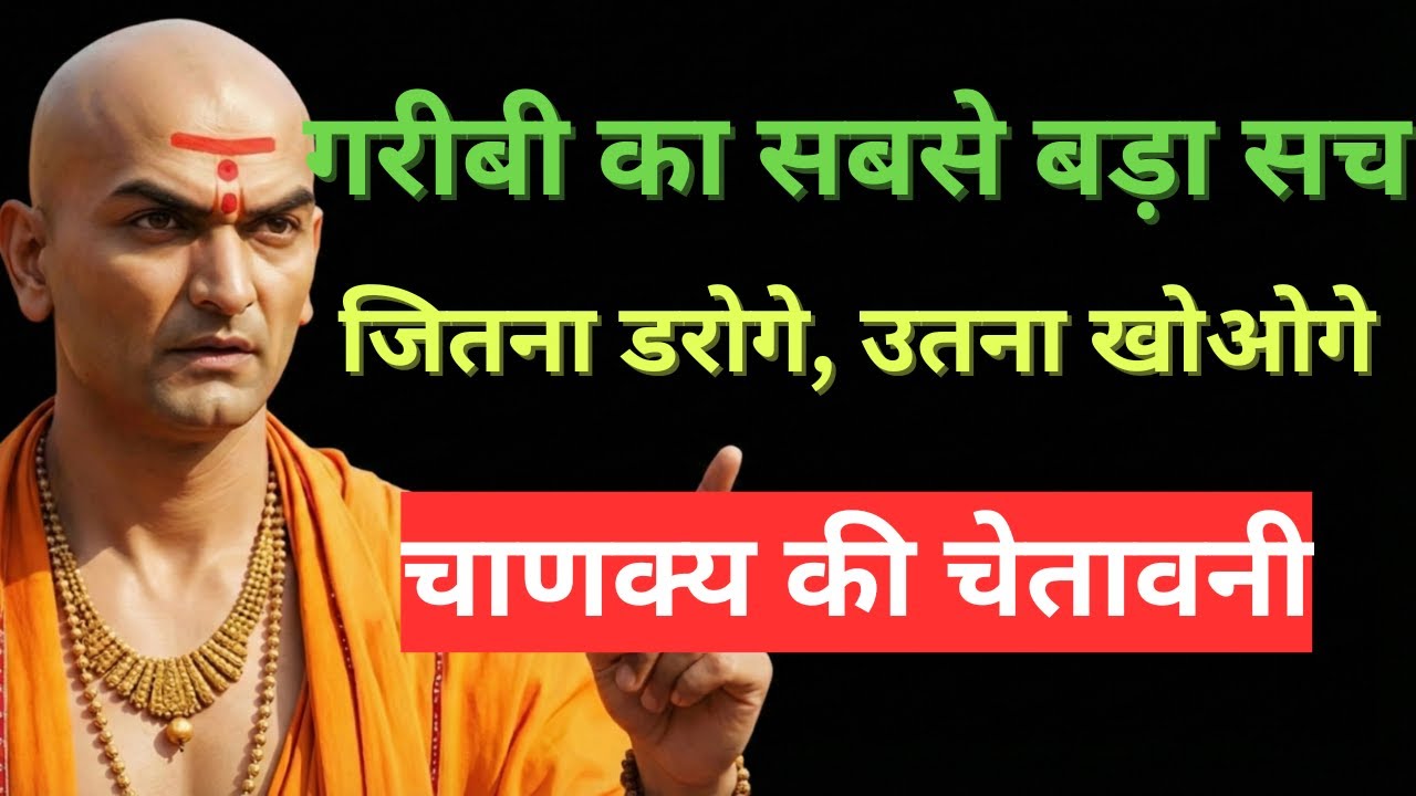 गरीबी का सबसे बड़ा सच | जितना डरोगे, उतना खोओगे | चाणक्य नीति