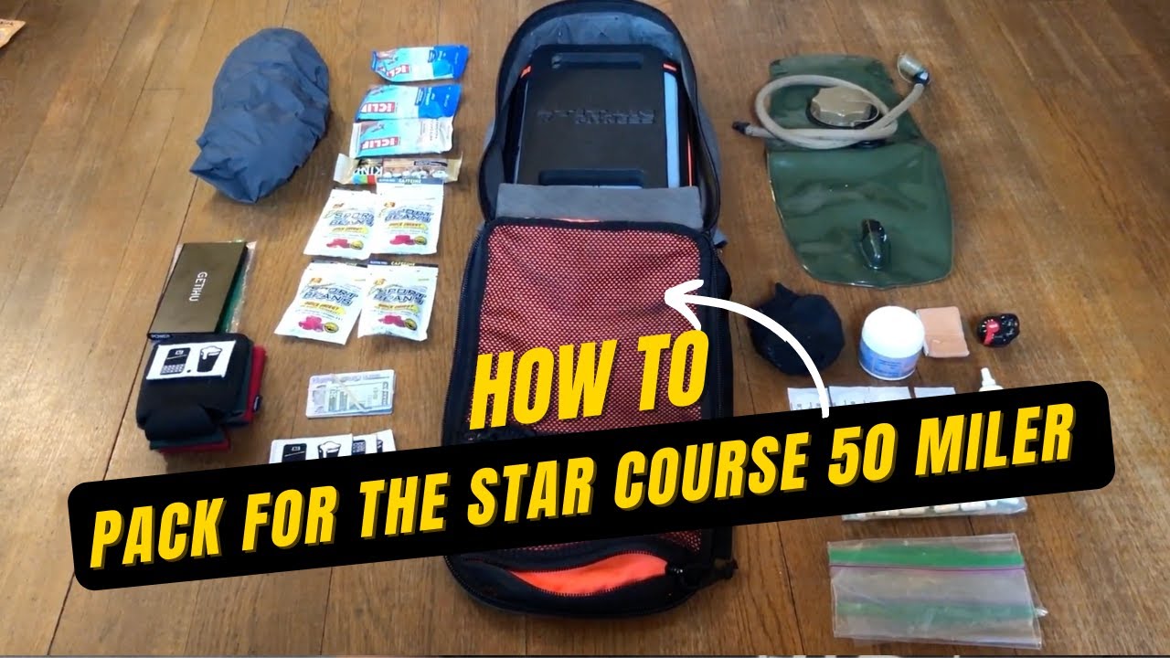 Packing for GORUCK 50 Mile Star Course