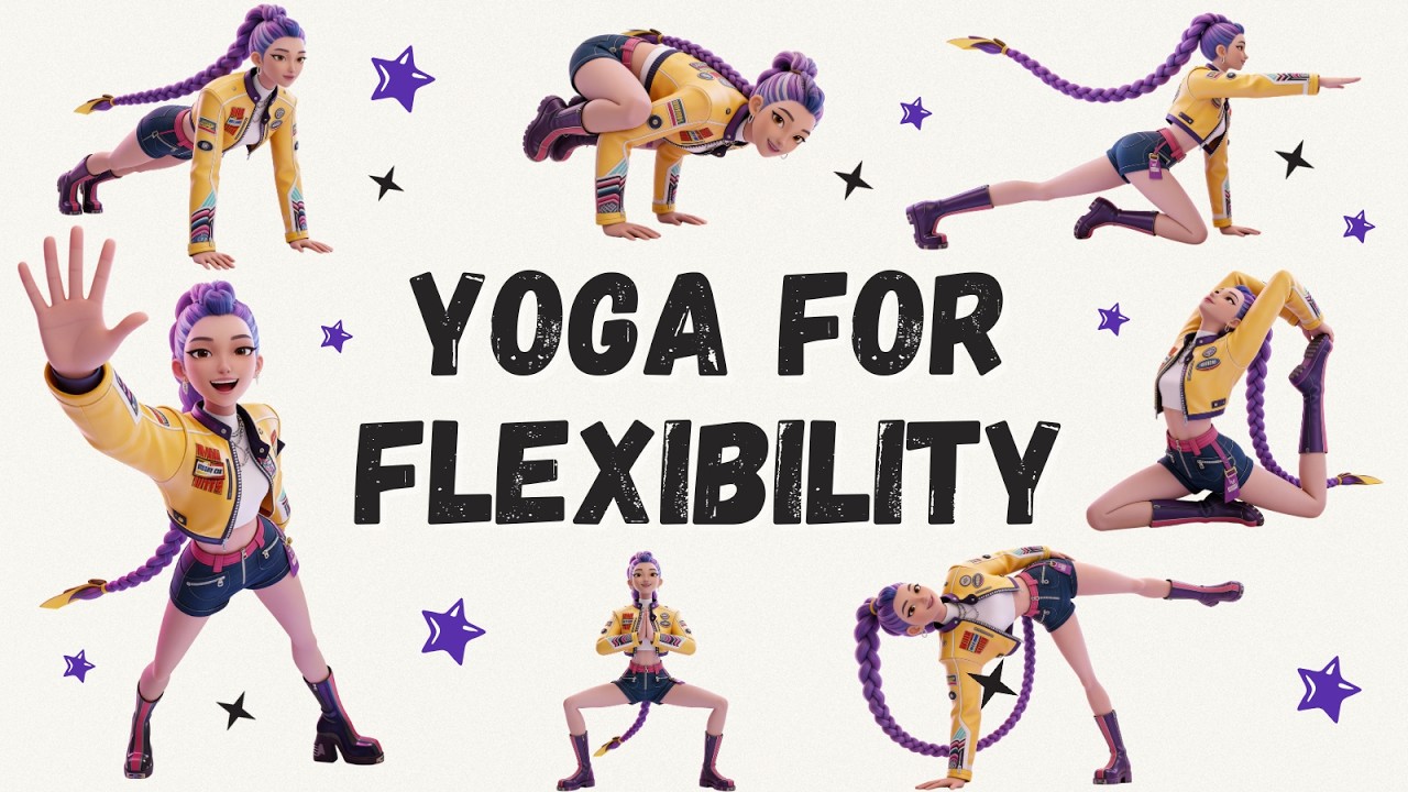Easy Yoga for Kids | Flexibility in 5 Minutes | Yoga Poses for Children | HUNTRIX Stretching