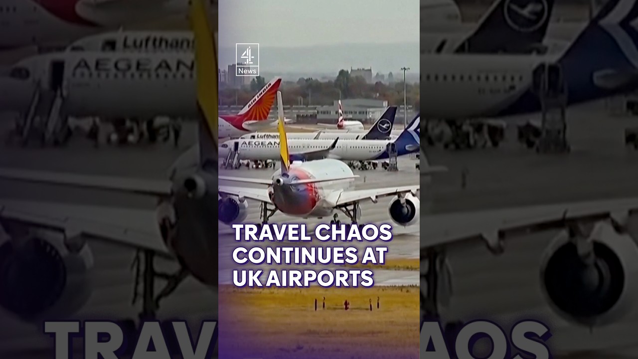 Travel chaos continues at UK airports after traffic control glitch