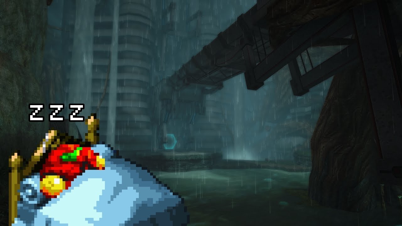 Torvus Bog - Rain, Thunder and Environment Noises - Sleep and Relaxation | Metroid Prime 2: Echoes
