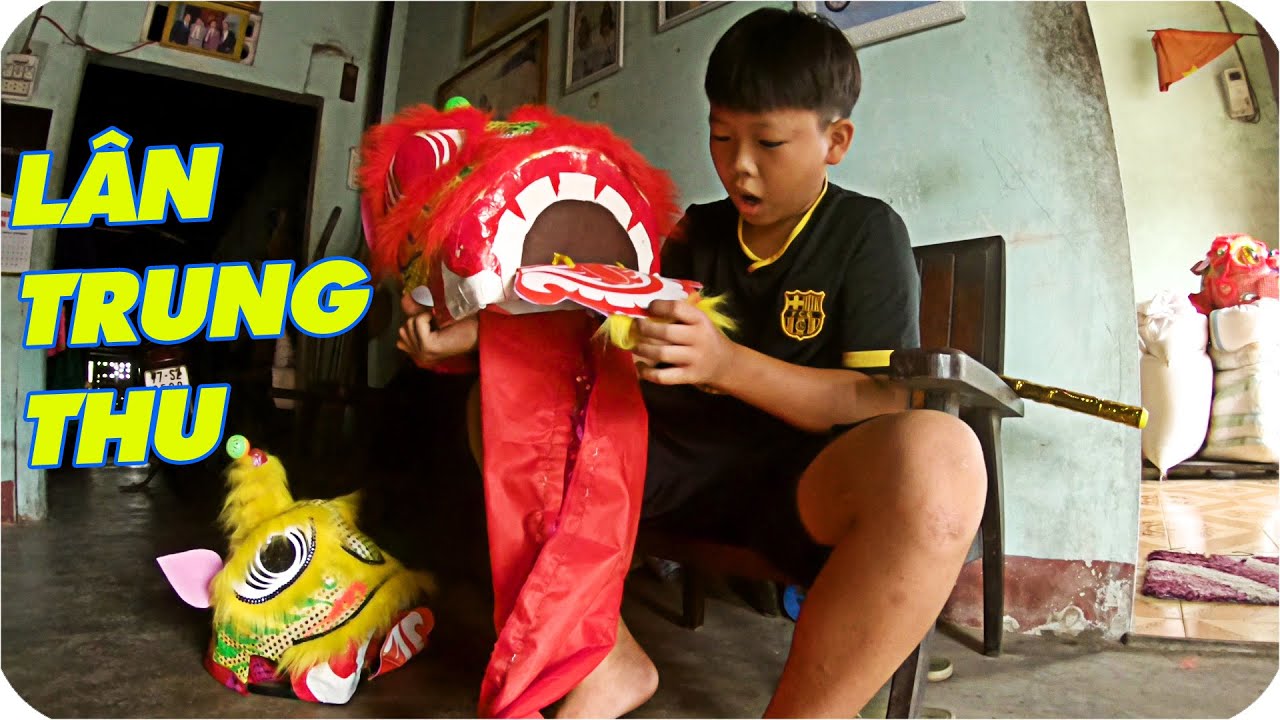 Bình Minh TV | Vlog Quân Lổ Chơi Các Đầu Lân Nhí Trung Thu