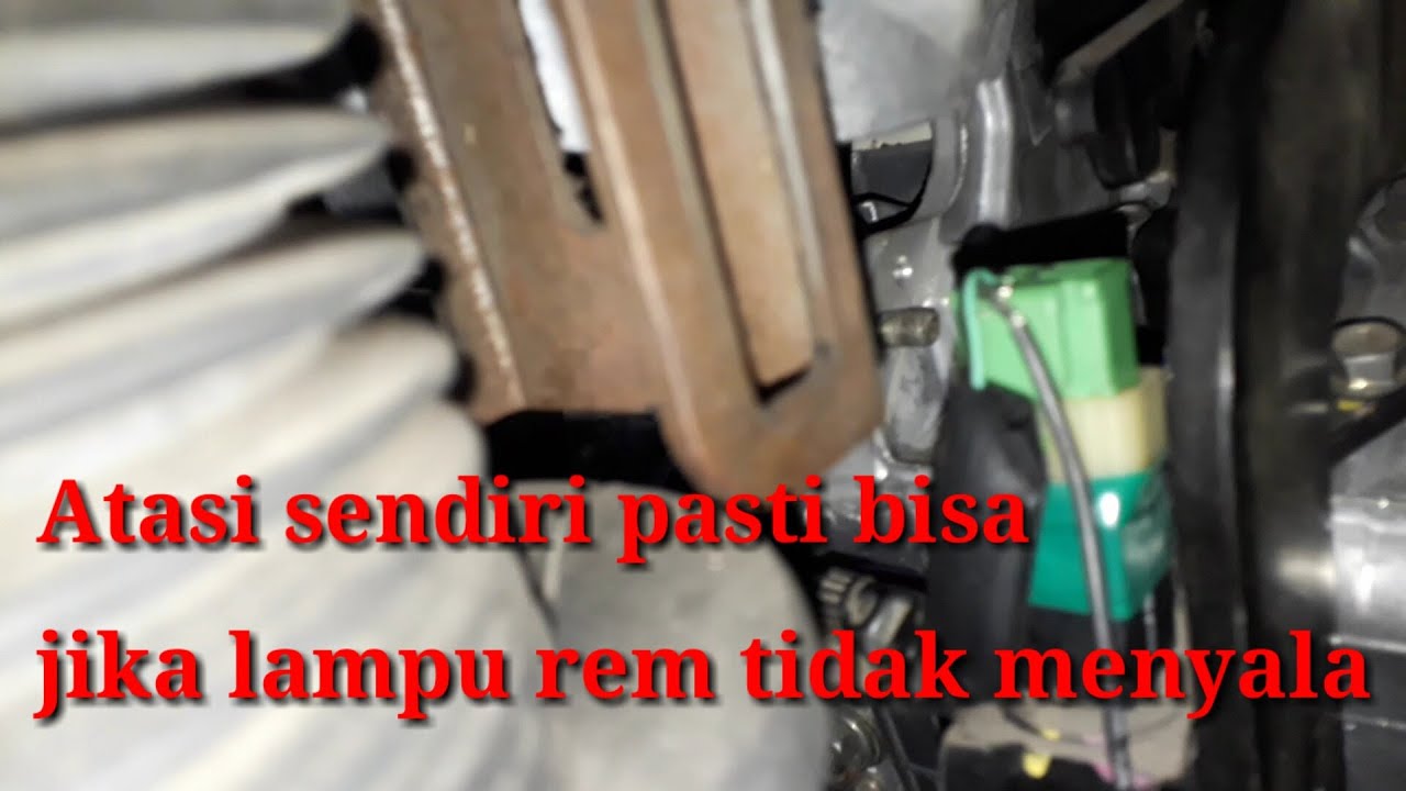 mengatasi lampu rem tidak menyala di unit truck Hino  FL235JW
