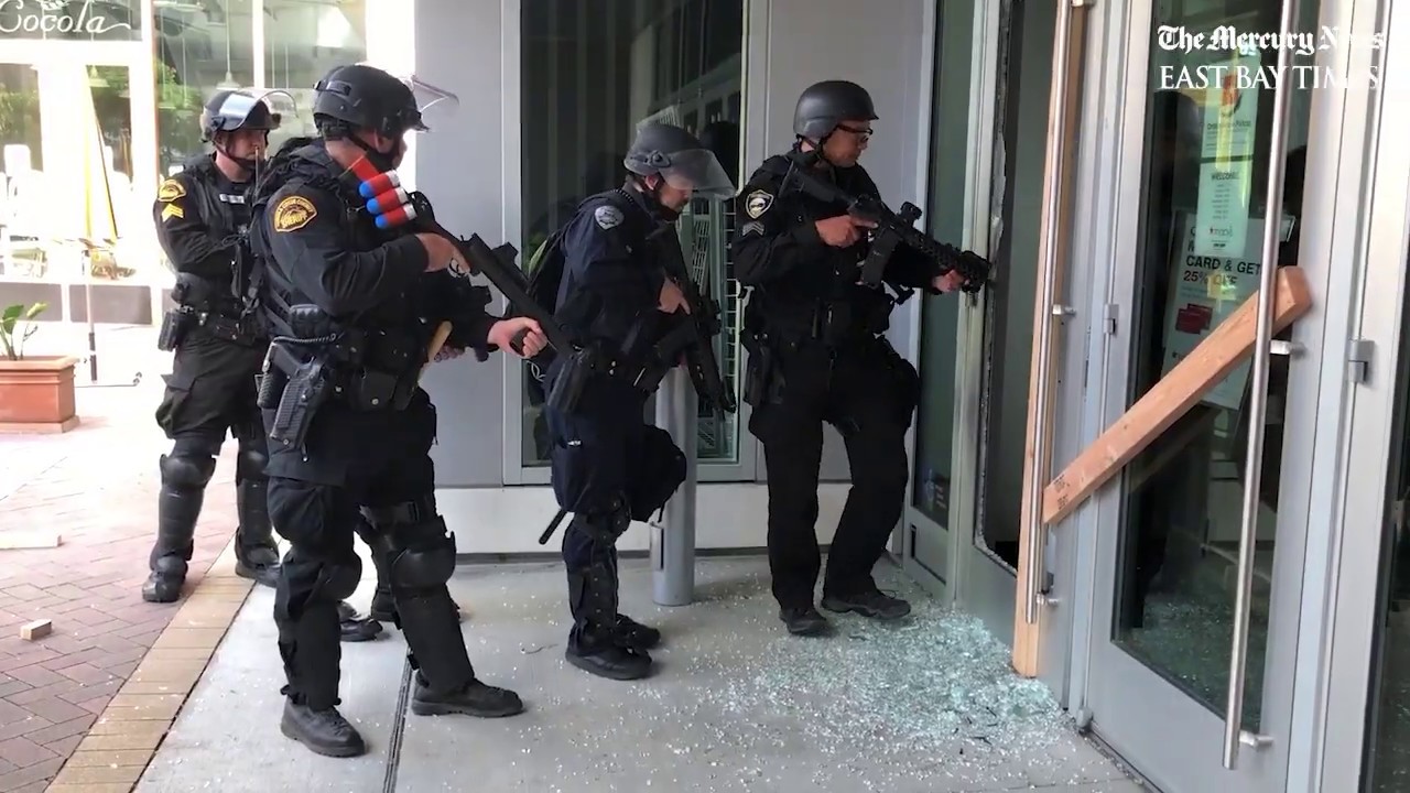Woman shot during Walnut Creek looting