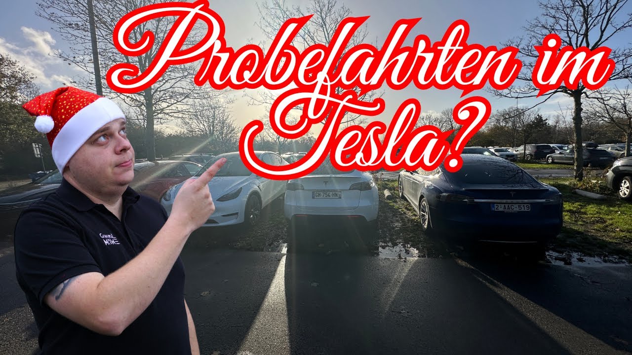 Tesla gratis testen? So l&auml;uft eine Probefahrt ab! // 13. T&uuml;rchen inkl. Gewinnspiel