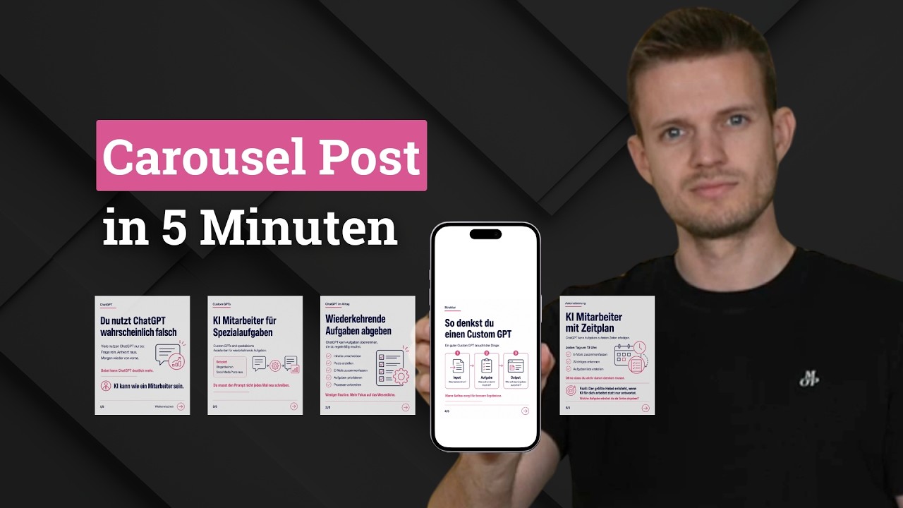 Carousel Posts mit ChatGPT in unter 5 Minuten erstellen!