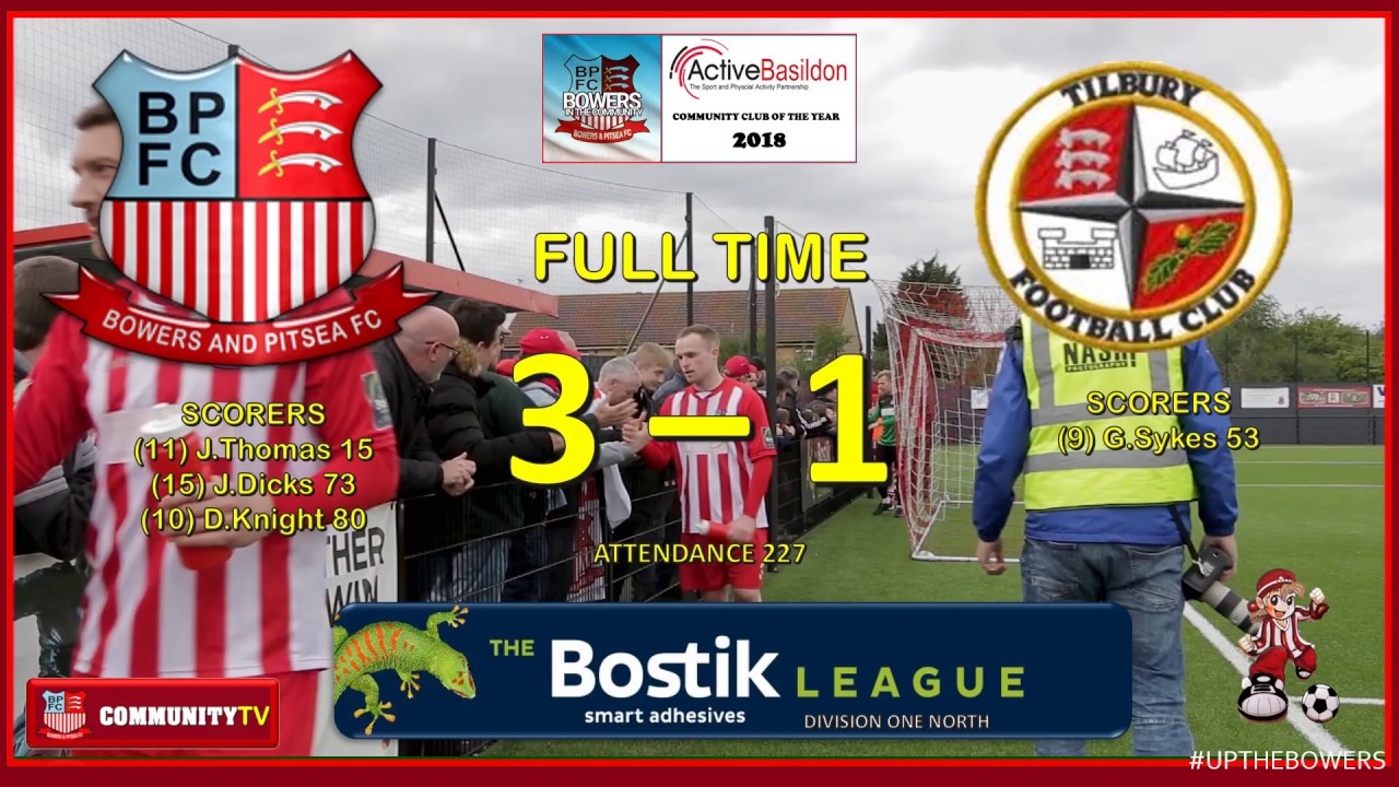 🎥 HIGHLIGHTS - Bowers & Pitsea FC v Tilbury FC - Bostik League - 27/04/2019