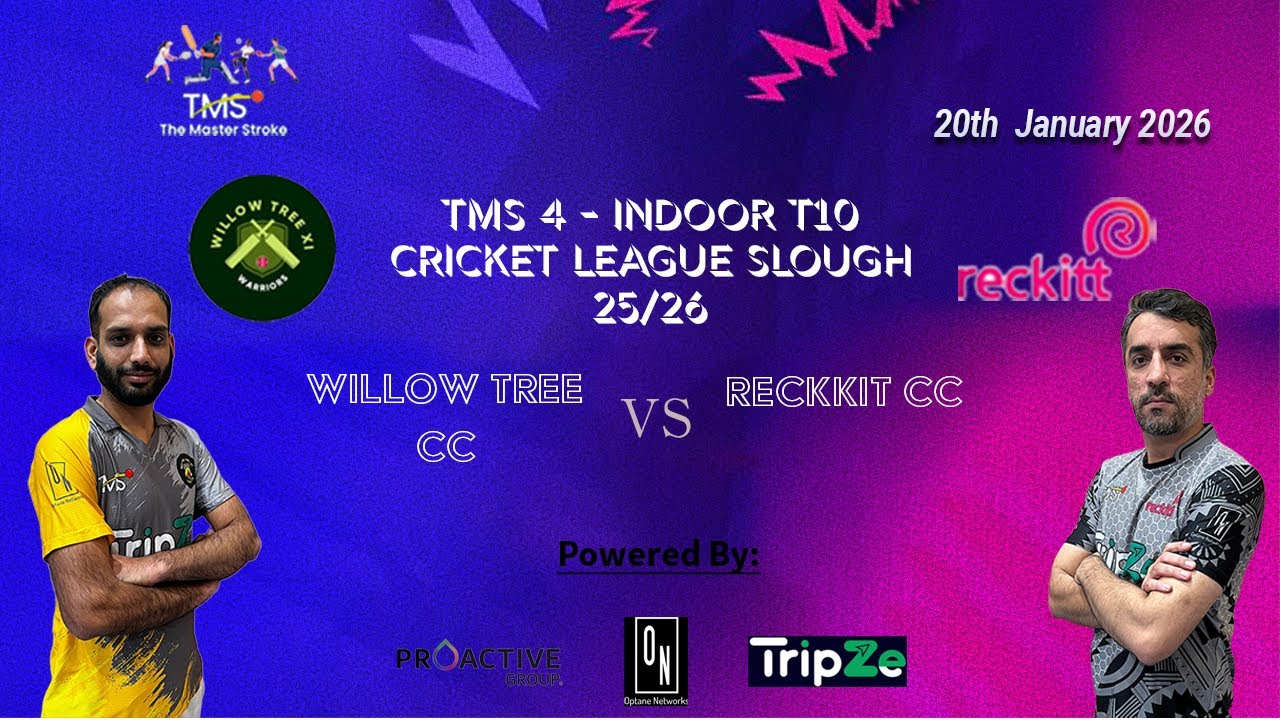 Reckitt vs WT CC, TMS 4, 20th Jan Dec 2026