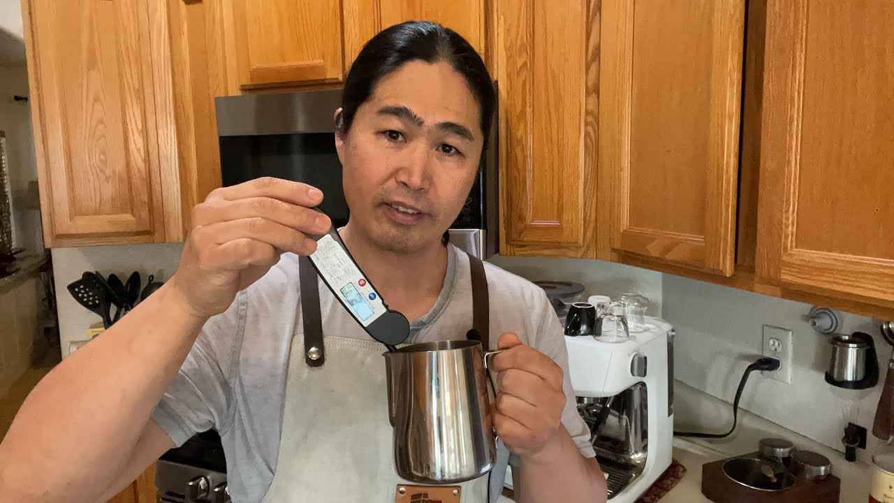 Идеальная температура молока для латте | Breville Barista Pro / Express