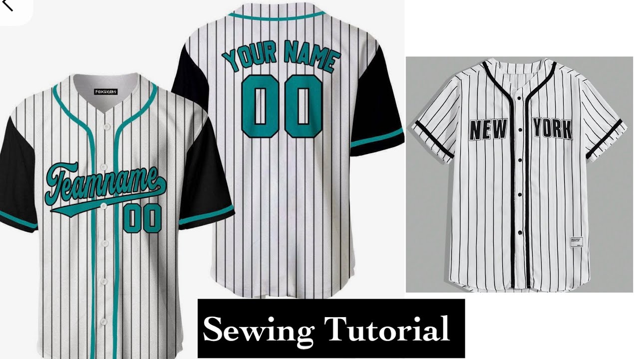 STREETWEAR: How To Cut and Sew a Baseball Jersey Jacket|Beginners friendly | EASY TUTORIAL