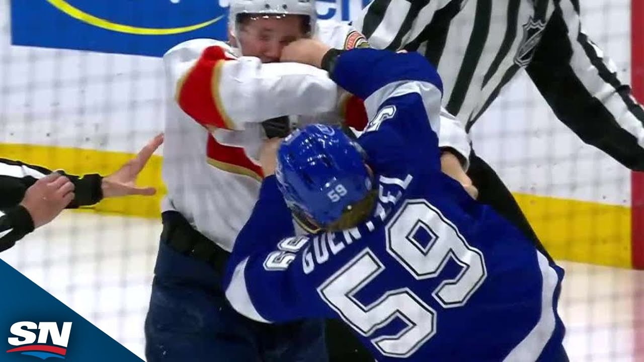 Jake Guentzel Drops The Gloves With Niko Mikkola For First NHL Fight