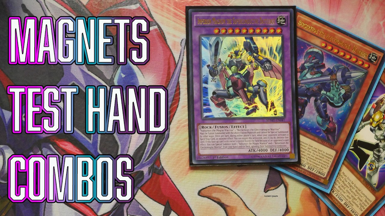 Yu-Gi-Oh! PURE Magnet Test Hand Combos