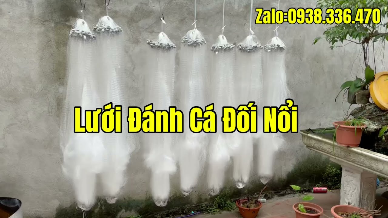 Lưới Cá Đối Ba Màn. Đánh Nổi, Mắt 2,5cm , 3cm , 3,5cm ( Cao 1,2m - 60m -120m -180m).