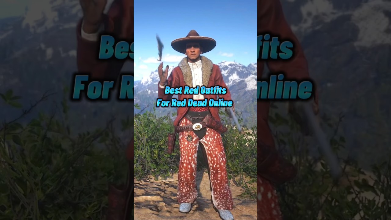 Best Red Outfits 🤠 Red Dead Online #rdr2 #rdro #outfits
