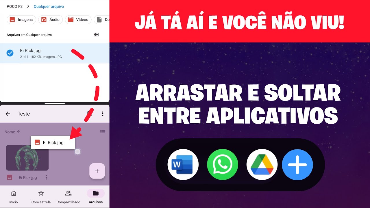 The most useful, random, and hidden Android function! Drag and Drop Android