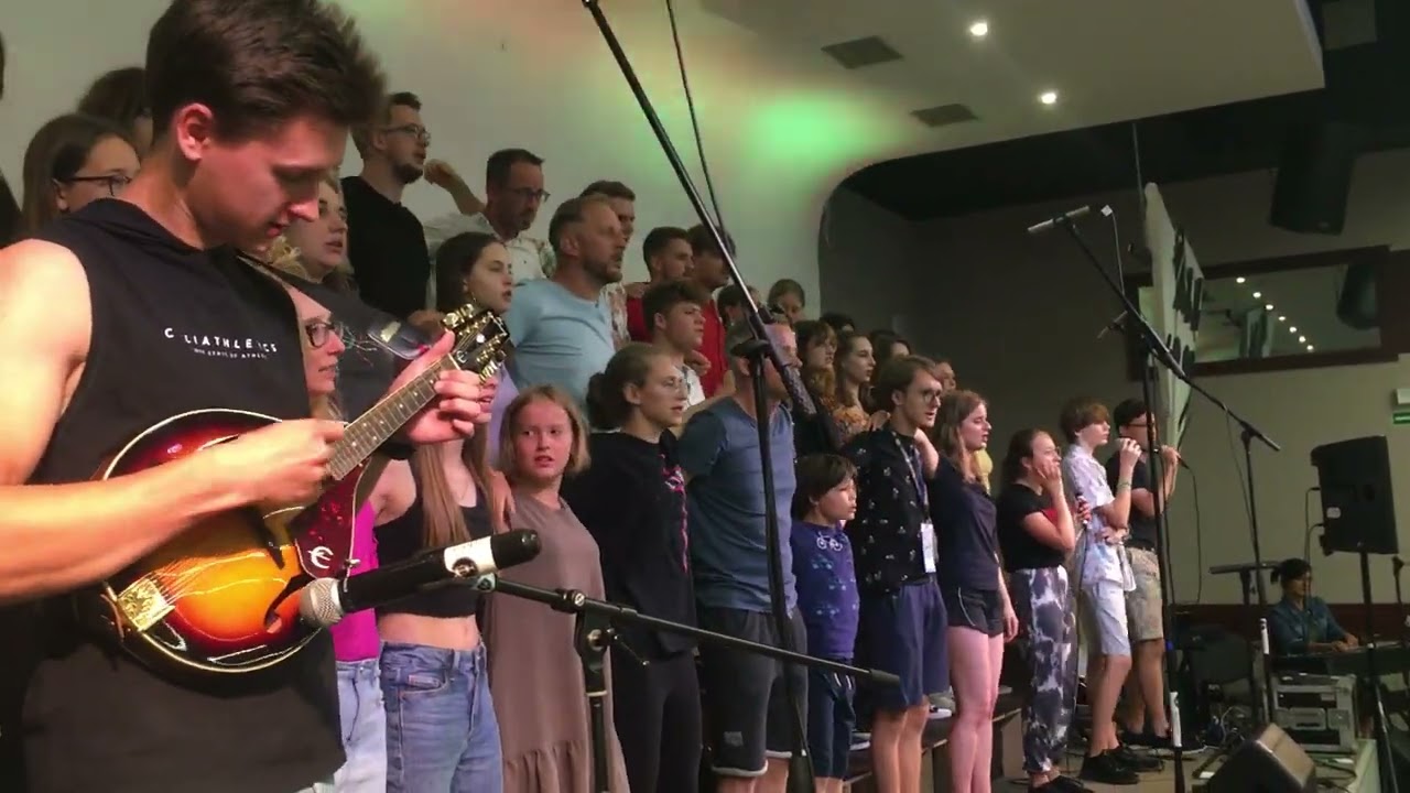 rehearsal with Fusion choir