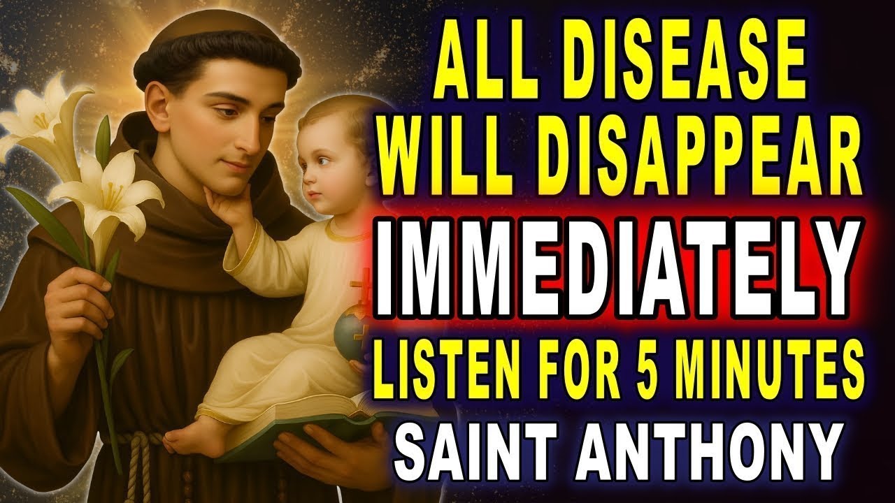 💖MIRACULOUS Prayer to SAINT ANTHONY OF PADUA 🙏 for IMPOSSIBLE CASES
