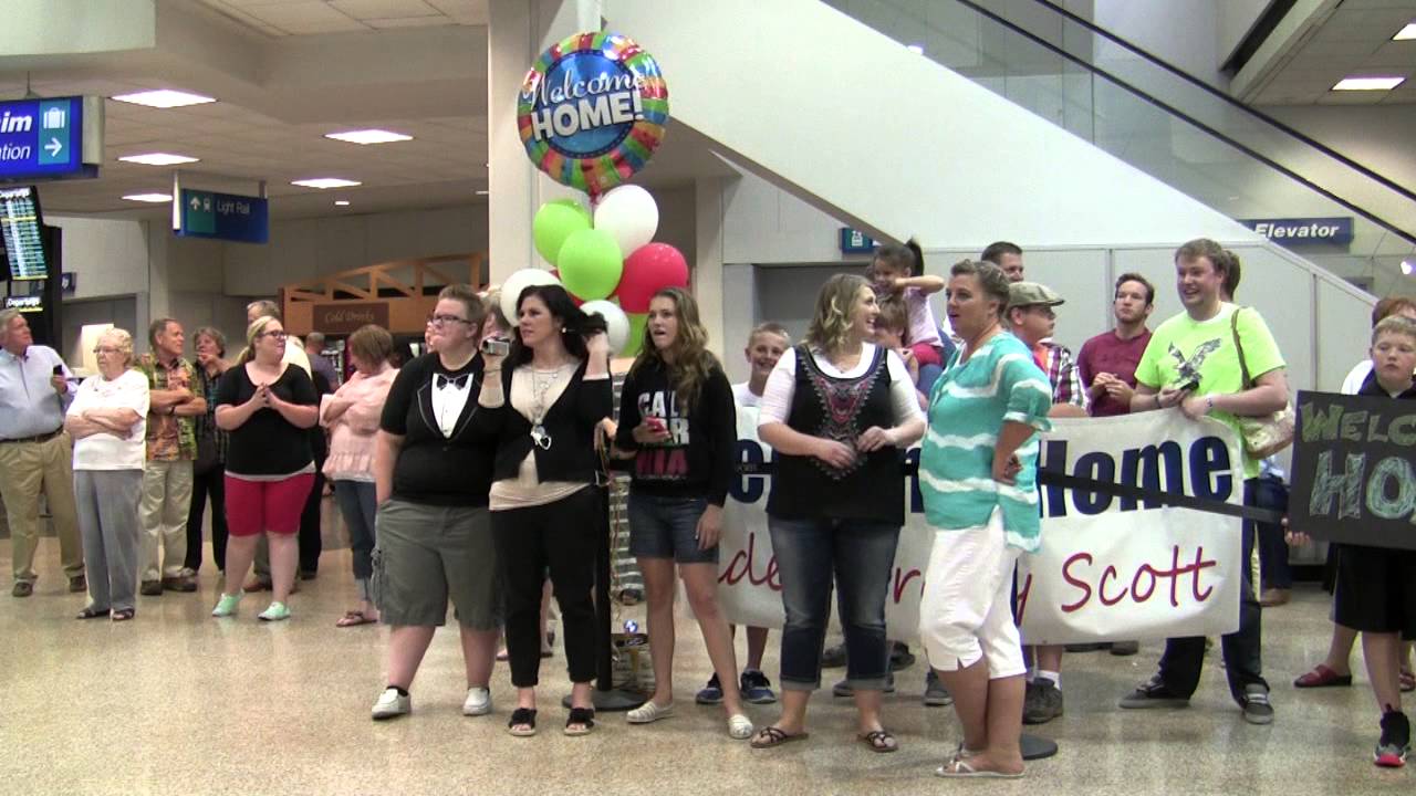 Welcome Home Elder Scott!