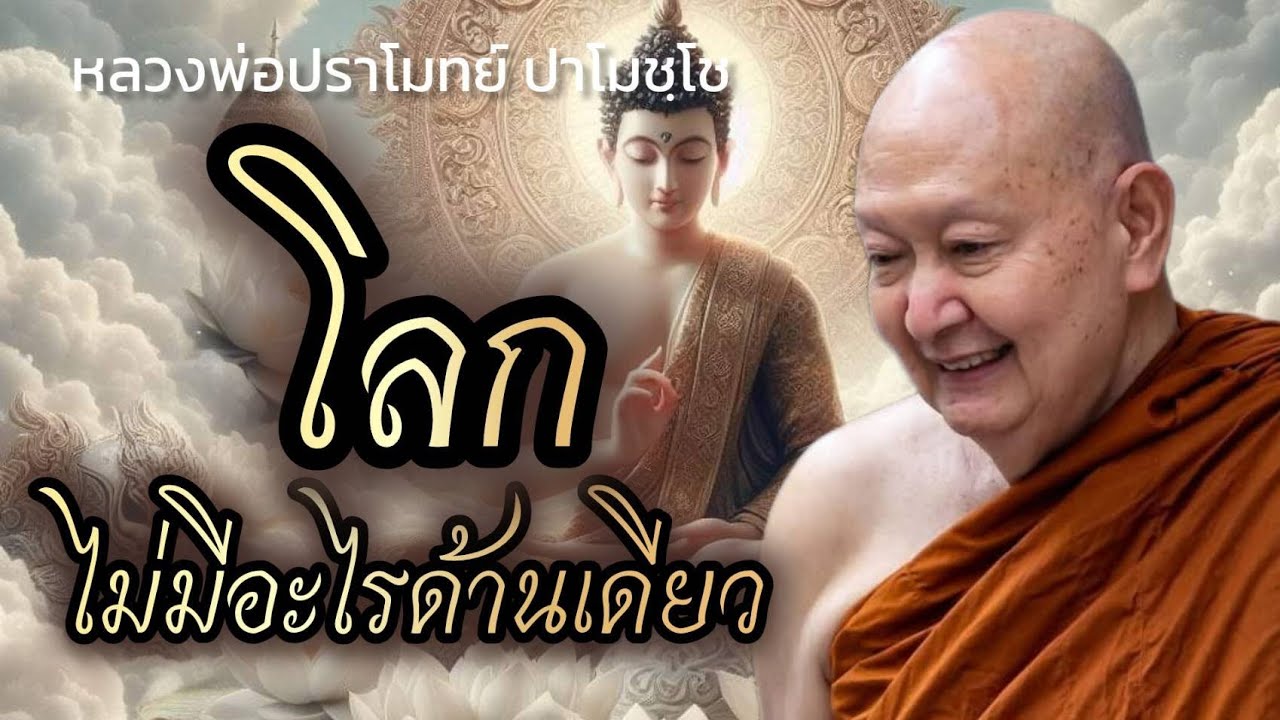 โลกไม่มีอะไรด้านเดียว #หลวงพ่อปราโมทย์ #วัดสวนสันติธรรม 13 เมษายน  2561