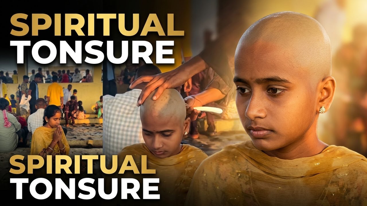 Indian Girl's Headshave at Tirupati Balaji Temple | A Spiritual Transformation 2025