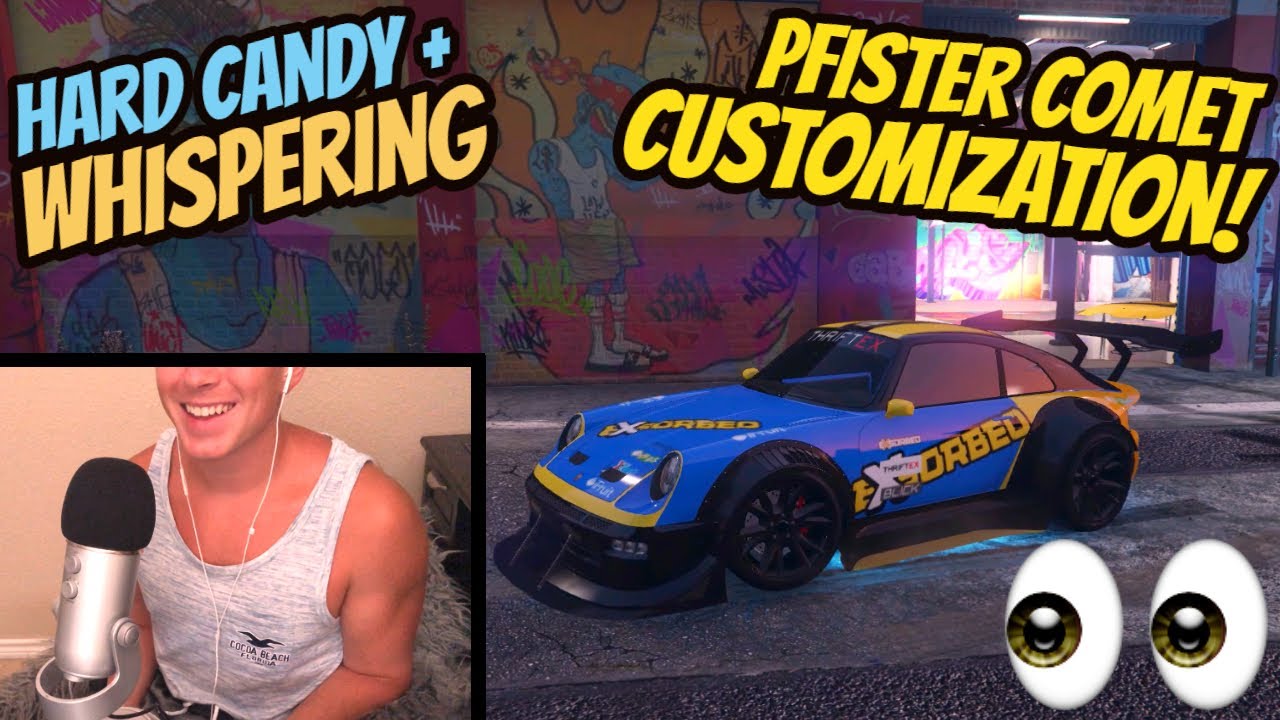 ASMR Gaming: GTA V Online | Pfister Comet Customization! - Hard Candy & Whispering