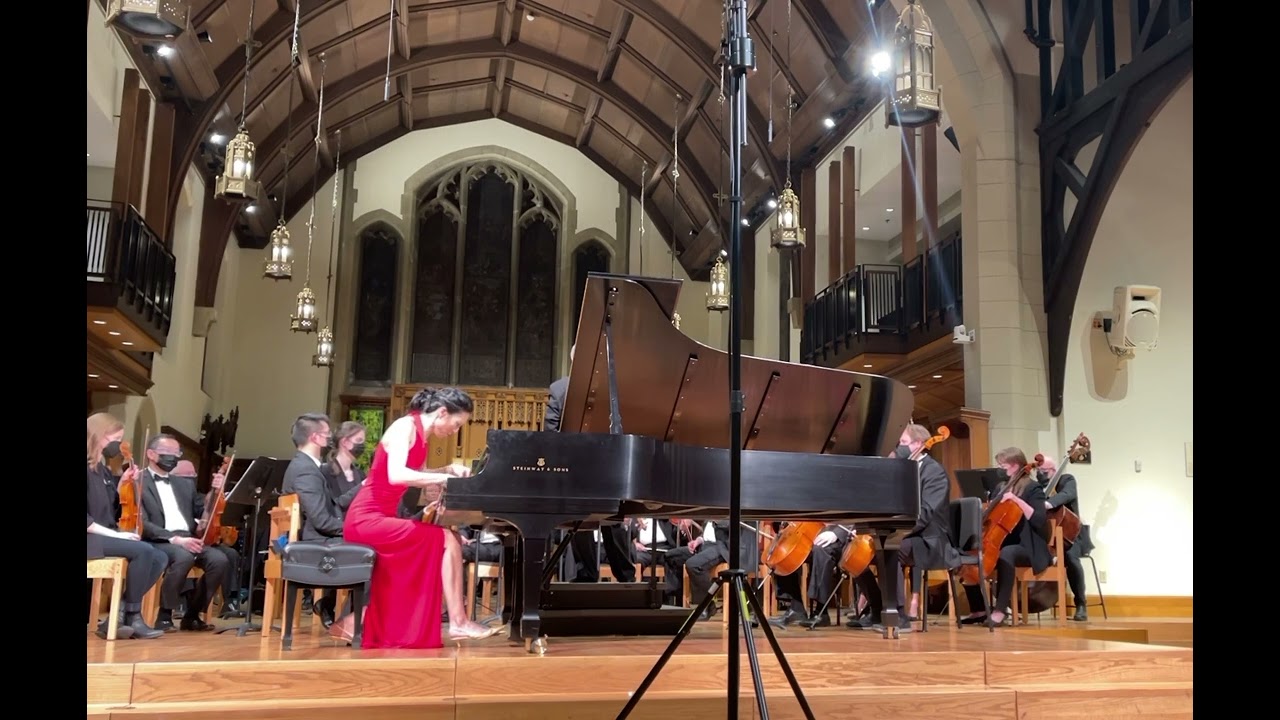 Libby Yu - Mendelssohn Piano Concerto in G minor with West Coast Symphony Orchestra/Bujar Llapaj