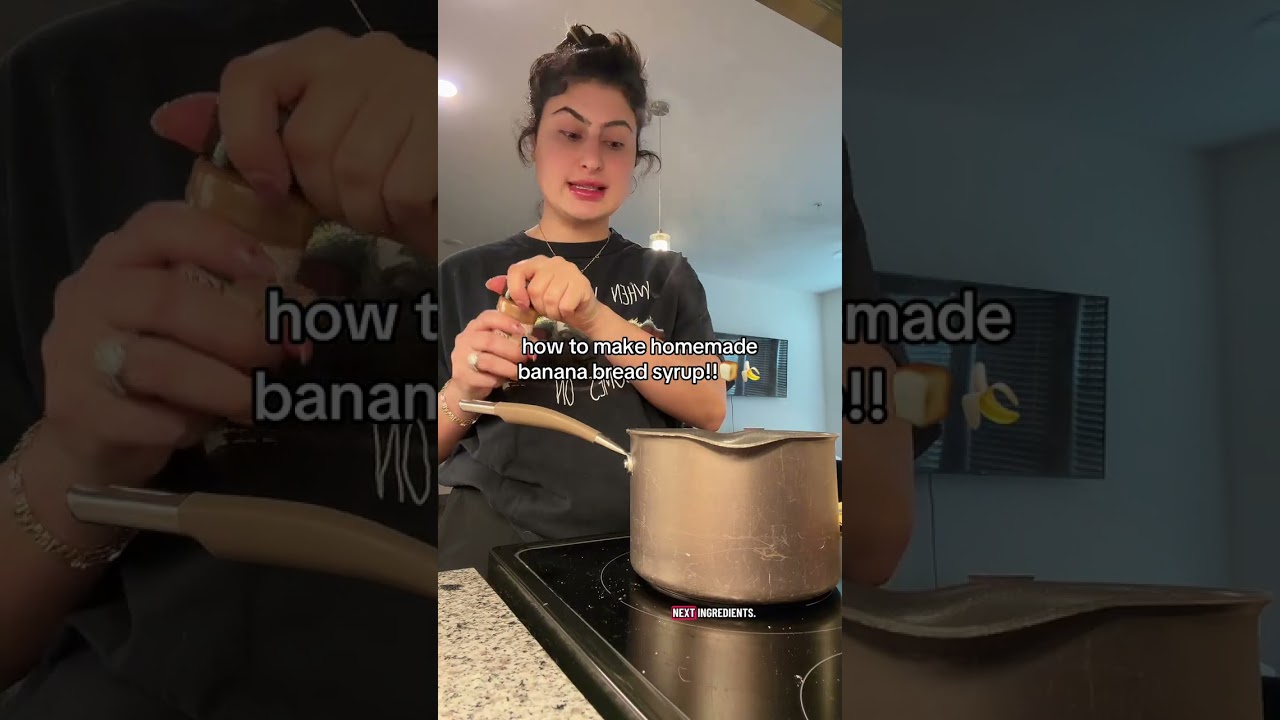 How To Make Homemade Banana Bread Syrup!