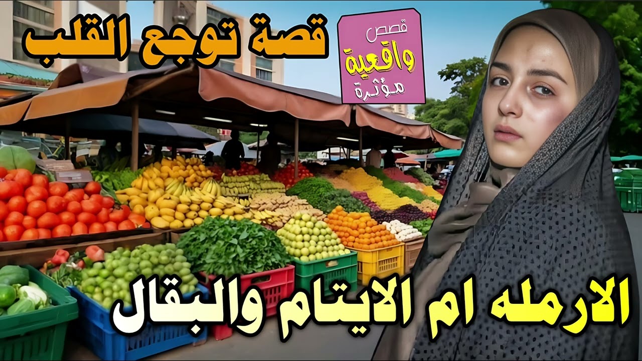 قصة توجع قلبك - الارمله ام الايتام والبقال - قصة مؤلمة