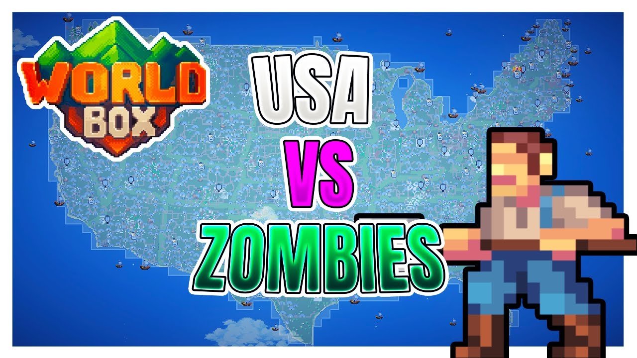 USA vs Zombies - WorldBox Timelapse