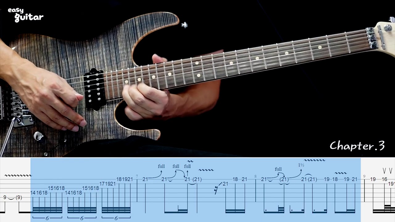 Dream Theater - Another Day Guitar Lesson With Tab (Slow Tempo)