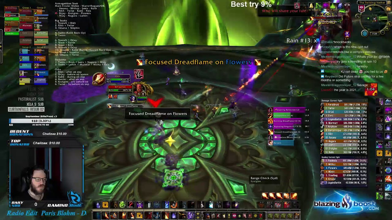 Future vs Mythic Kil'jaeden - Fire Mage PoV