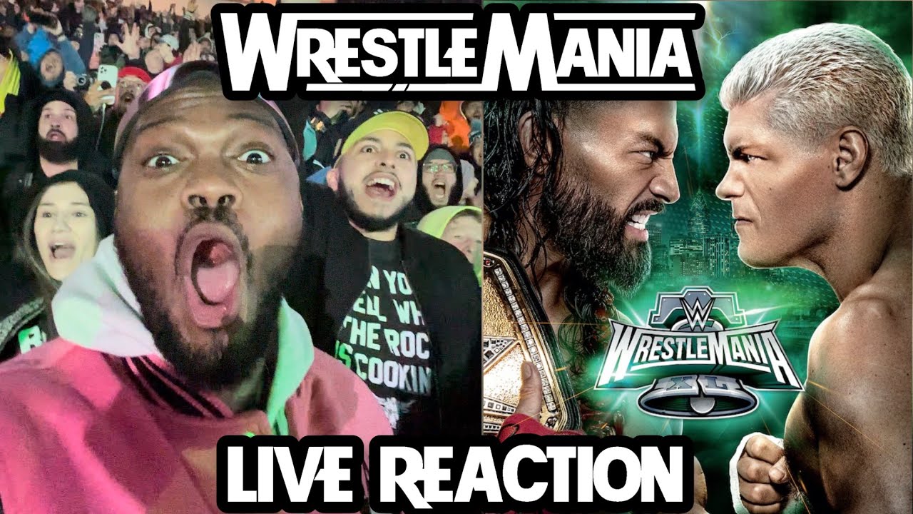 I Almost Cried! Wrestlemania 40 Live Reaction By Eldric 💔 Valentine