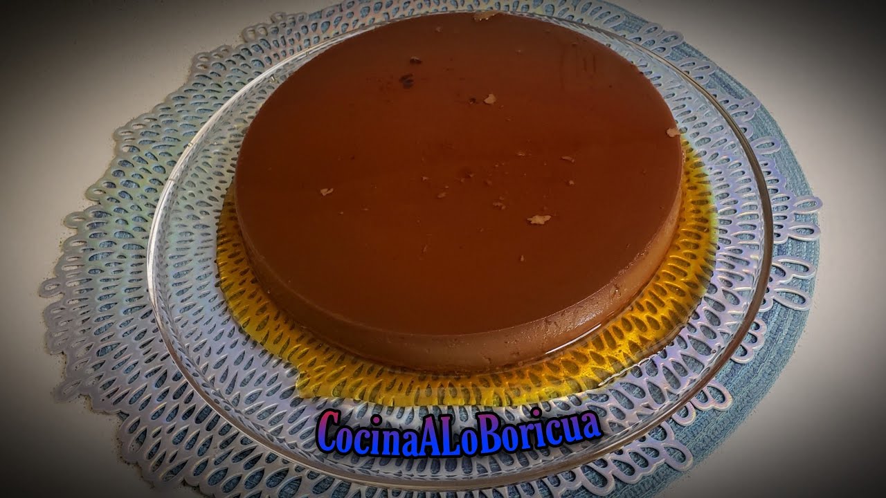 Flan de nutella
