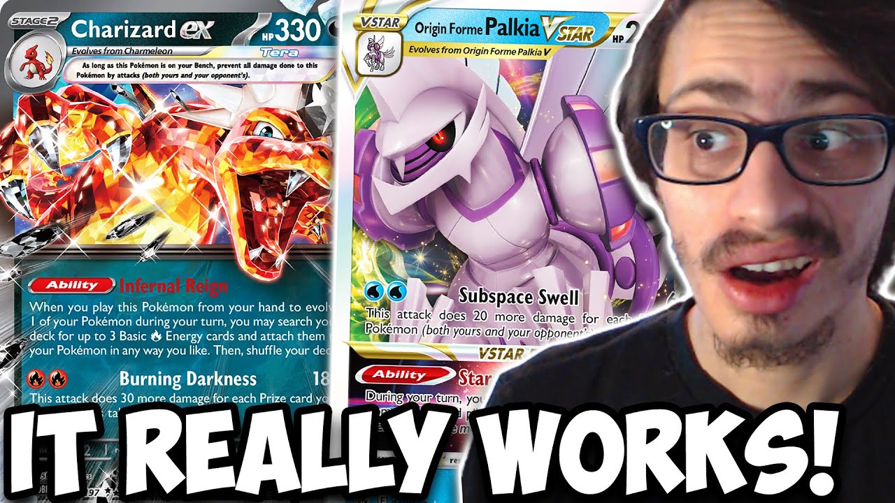 This Deck Is Ridiculous But It WORKS So Well! Palkia VSTAR/Charizard ex Deck! PTCGL