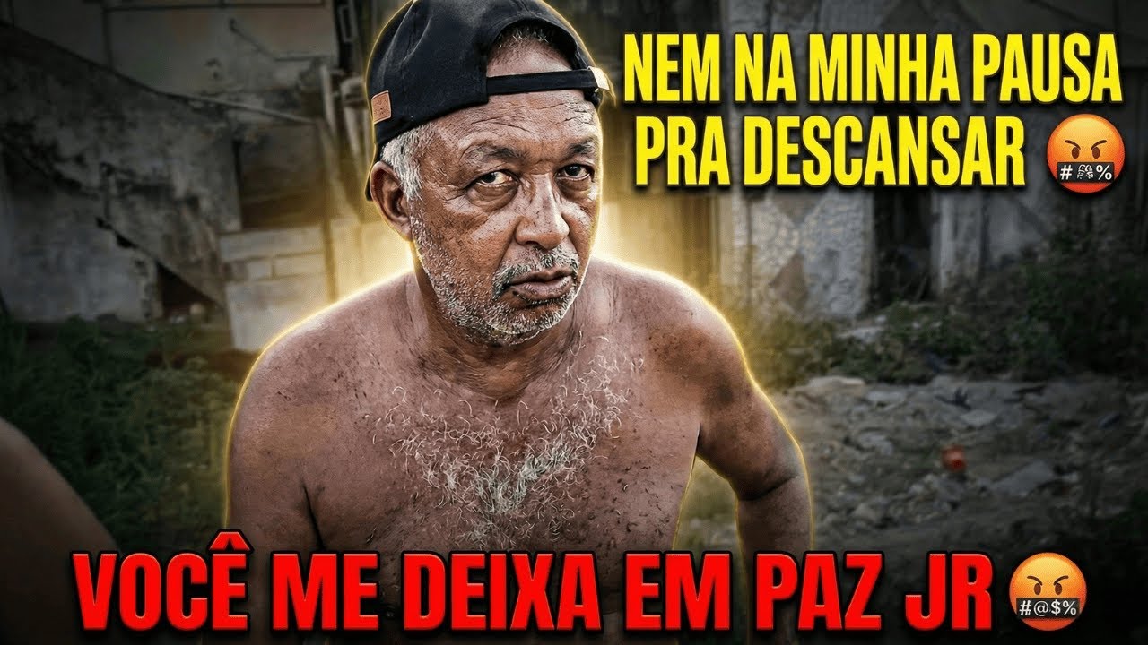 JR CHEGOU BEM NA HORA DO DESCANSO DO MEIO DIA DO DANONE PRA APERRIAR 😂