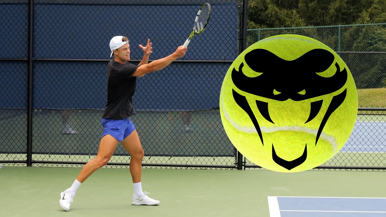 Holger Rune SMASHING Forehands In Slow Motion