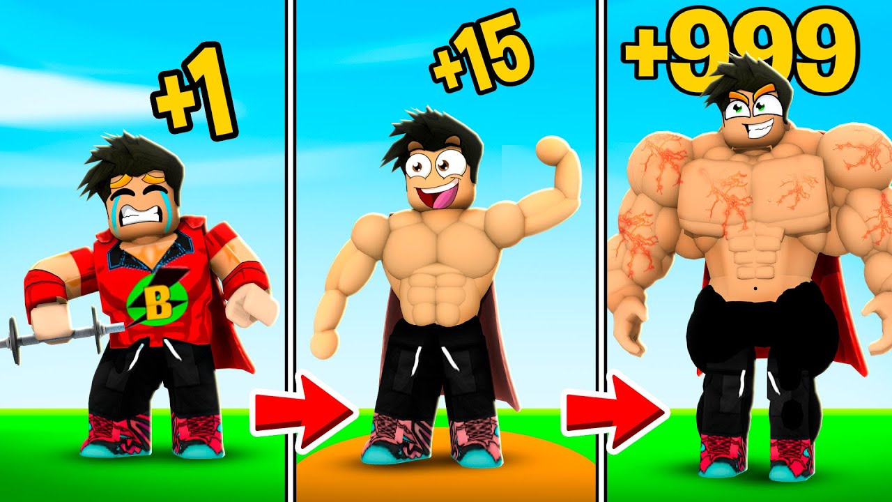 KASLI BABİ EN GÜÇLÜ OLDU!! 💪 Roblox Gym Realms