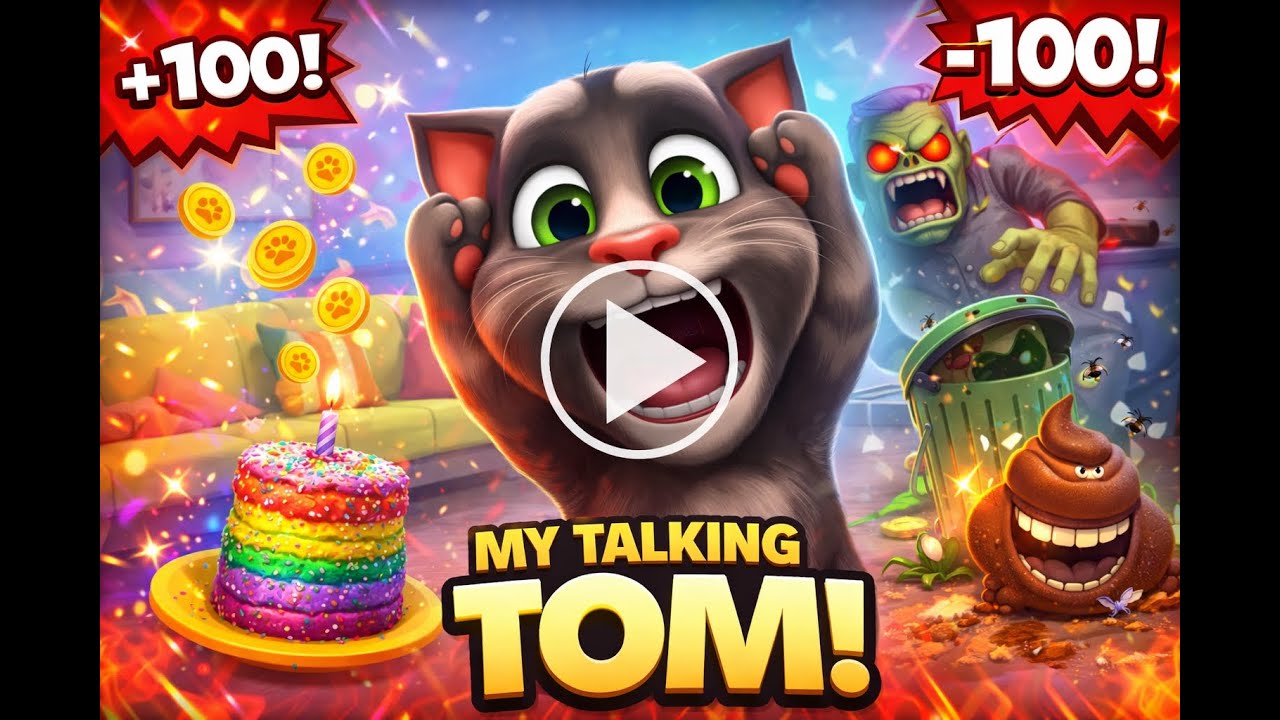 Playing My Talking Tom with Benzamin 🔴