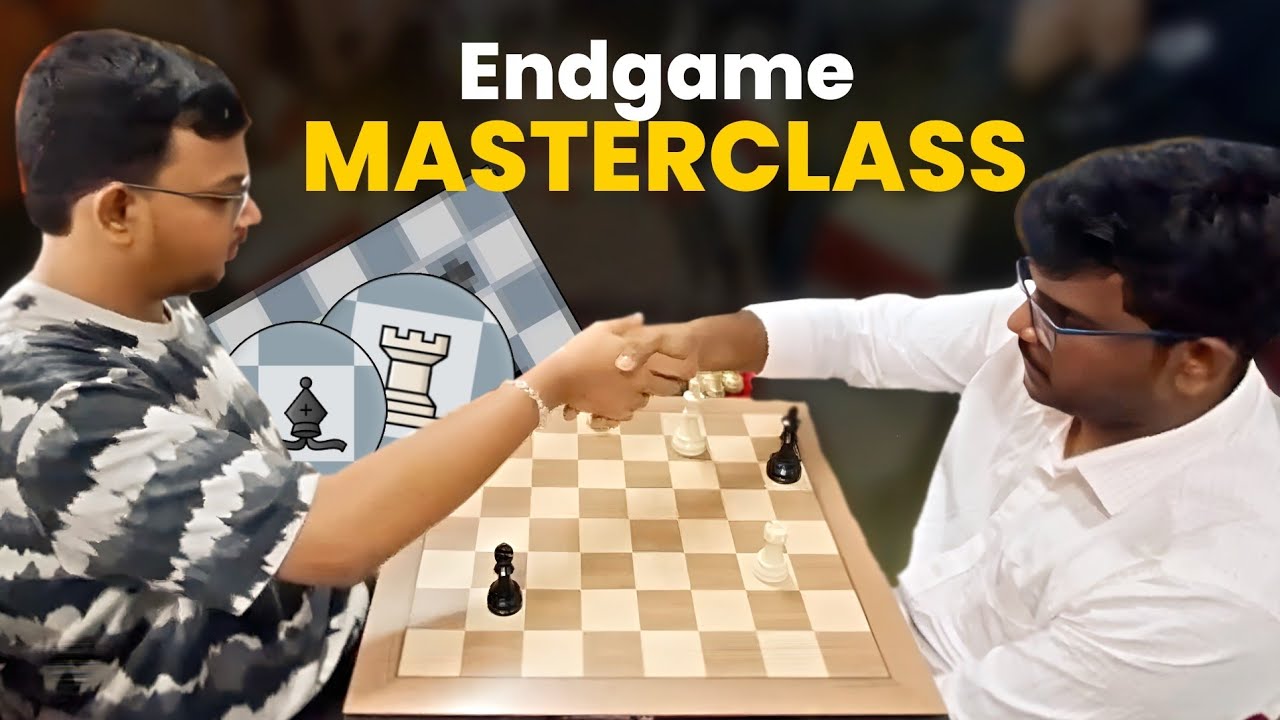 A mistake, then total endgame domination|Mitrabha Guha Vs Visakh N R|Crown Rapid FIDE Tournament