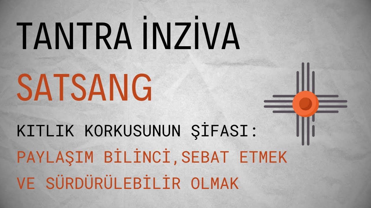 Kıtlık Korkusunun Şifası | Paylaşmak, Sebat Etmek ve Sürdürülebilir Olmak