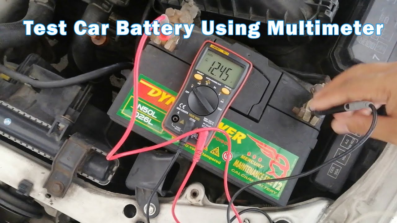 Test Car Battery Using Multimeter | TAGALOG