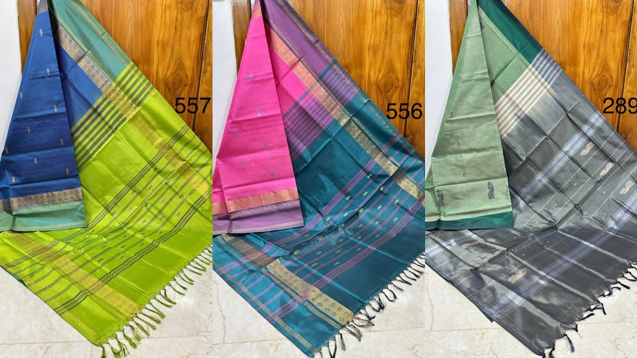 New arrivals of valainar pattu sarees🦚 Whatsapp: 9486877976 #pattusarees #trending 