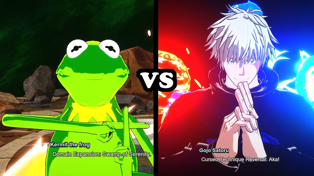 Kermit The Frog (Domain Expansion) VS Gojo Satoru | BATTLE OF SORCERERS | Dragon Ball Sparking! Zero