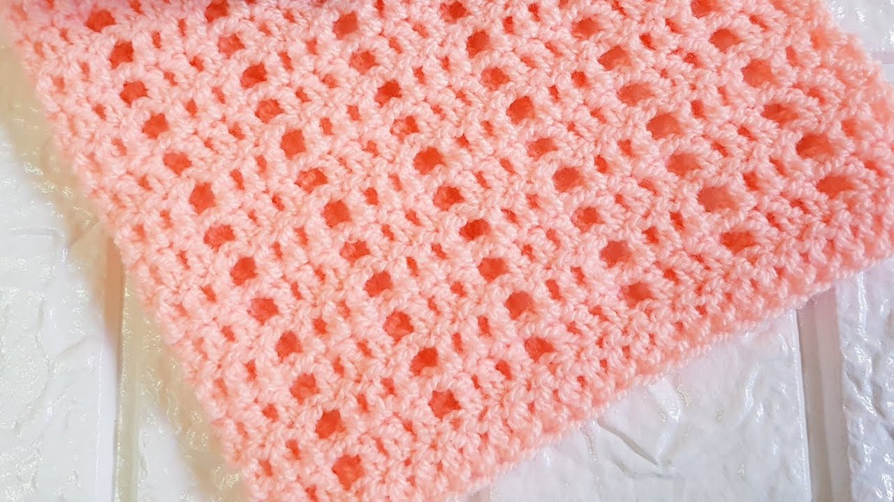 كروشيه عمود بلفة بدون سلاسل البداية . العمود الطاير . غرزة العمود الرأسية crochet chainless  DC
